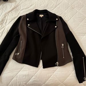 Wilfred Silk crepe Moto jacket (4)